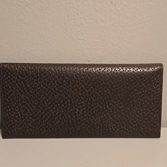 Valentino Garavani Leather Wallet Dark Brown